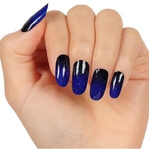 Color Street Real Nail Polish Strips In Midnight Shift